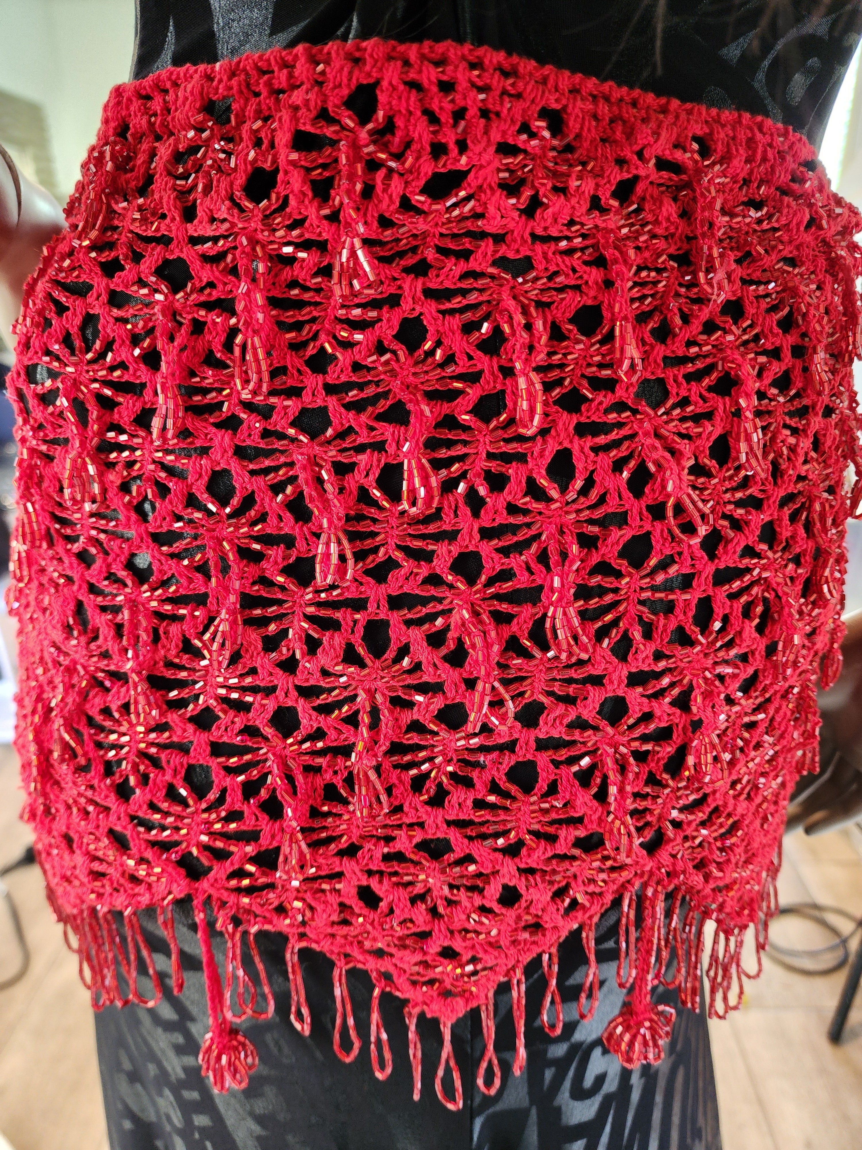 Crochet Hip Scarf 25400