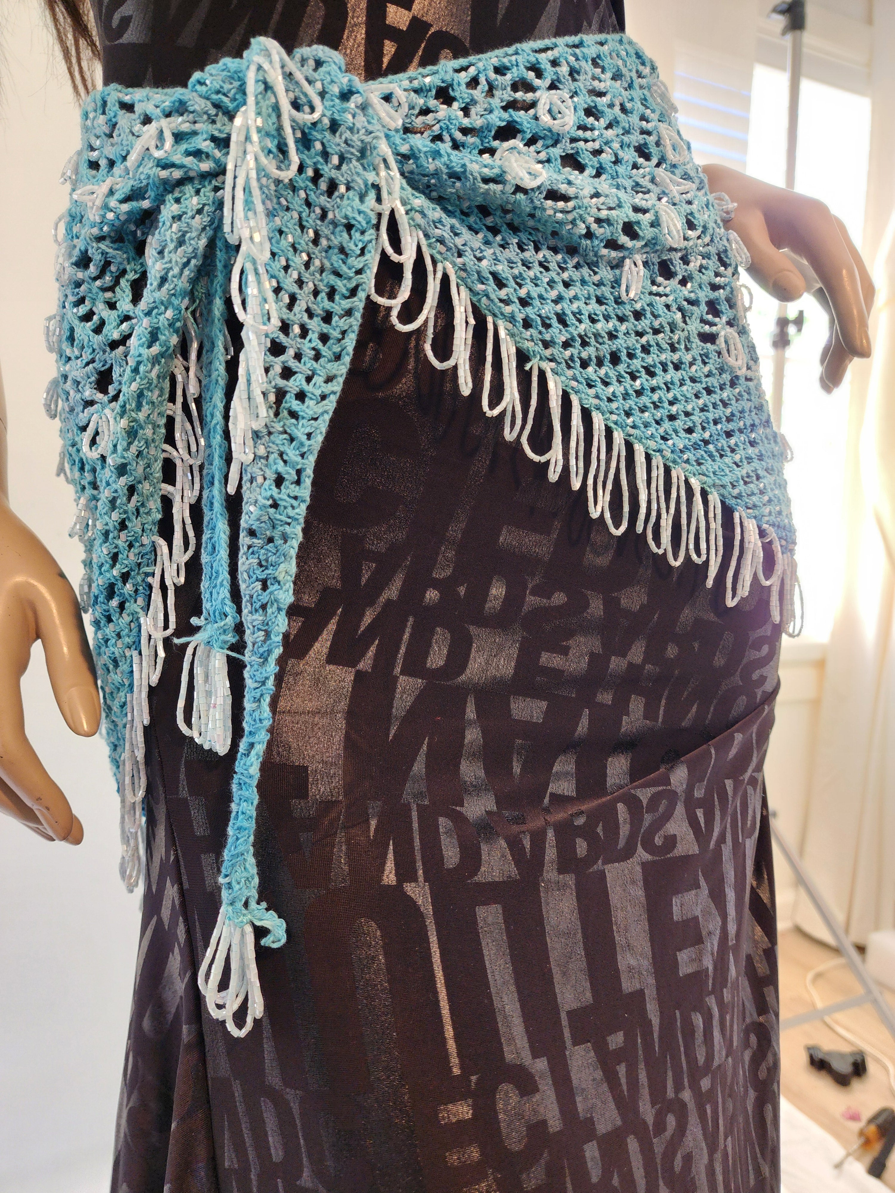 Crochet Hip Scarf 25398