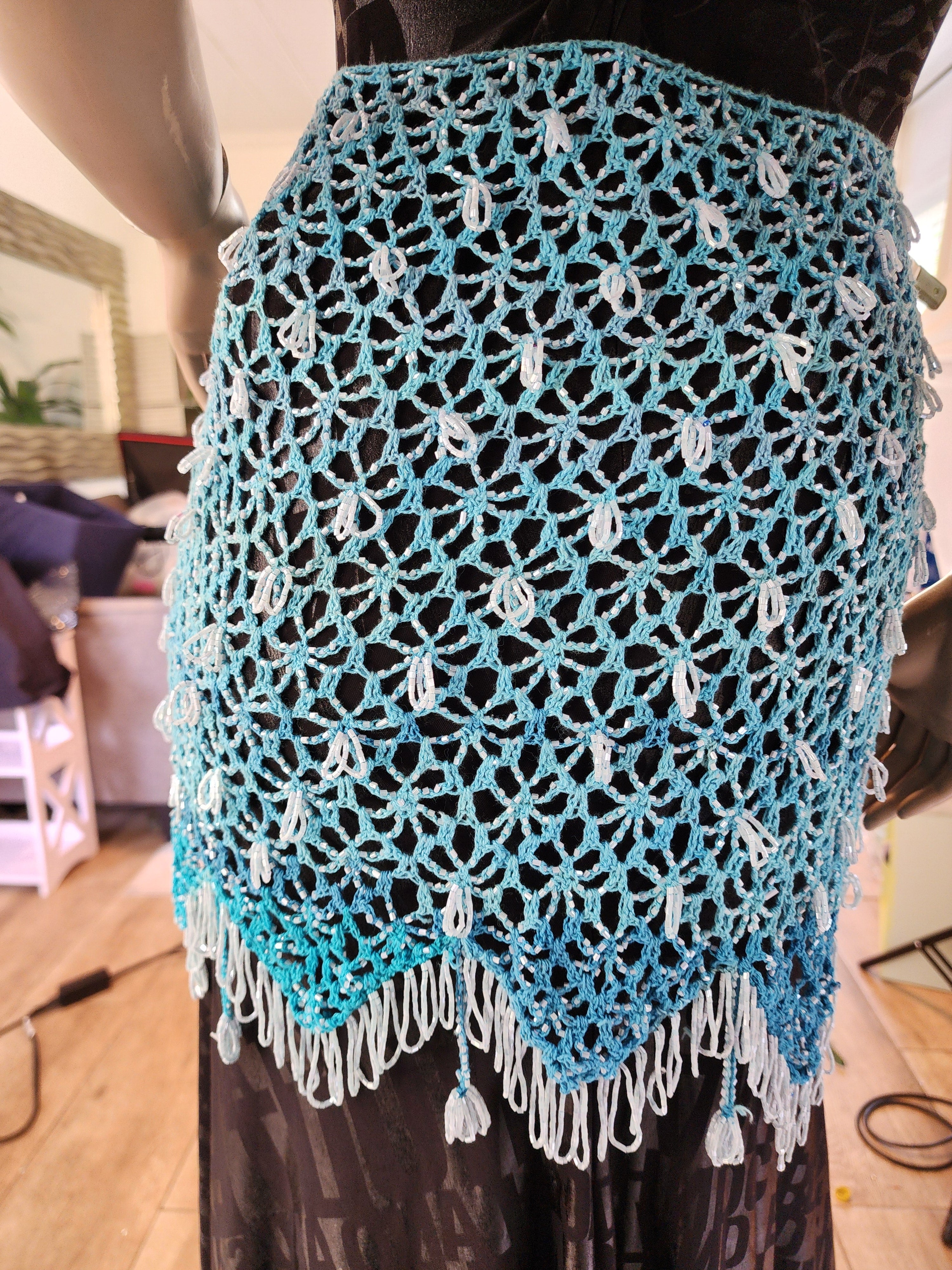 Crochet Hip Scarf 25398