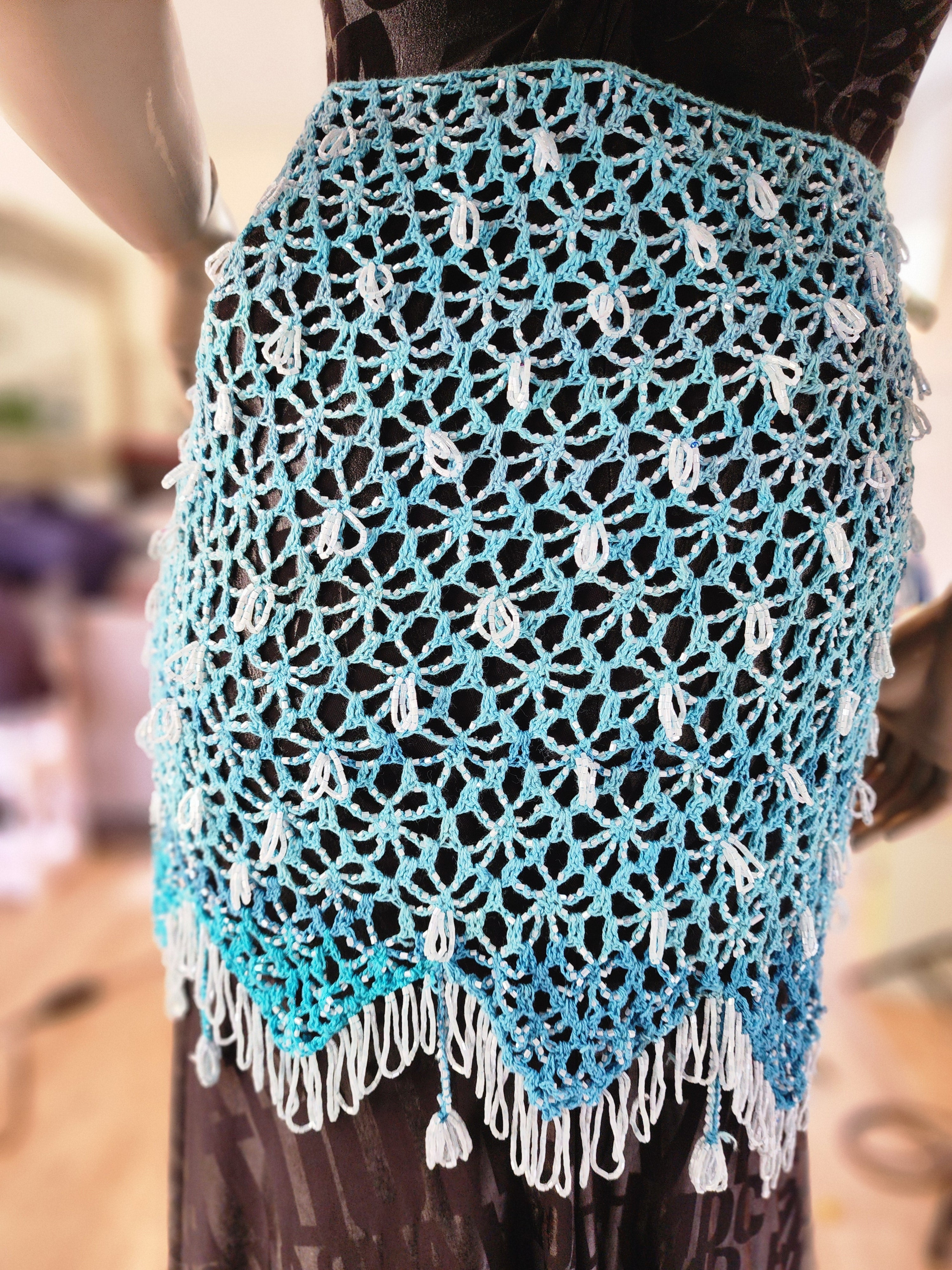 Crochet Hip Scarf 25398