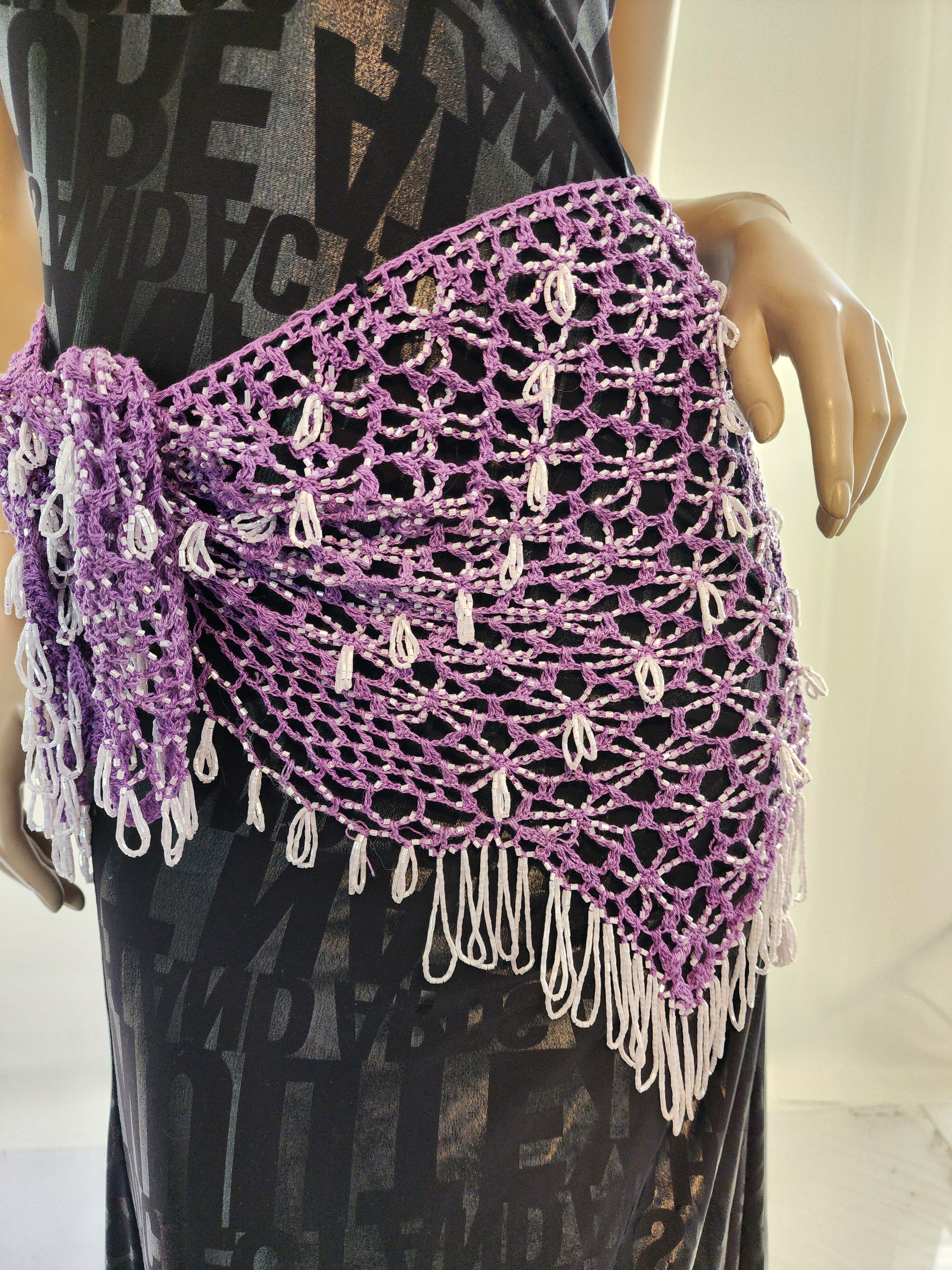 Crochet Hip Scarf 25395