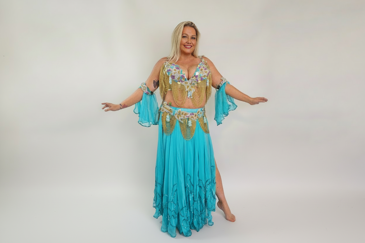 Mumtaz Plus Size Bra & Belt 25548