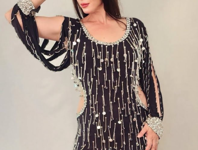 Galabeya Fringe Dress 25499