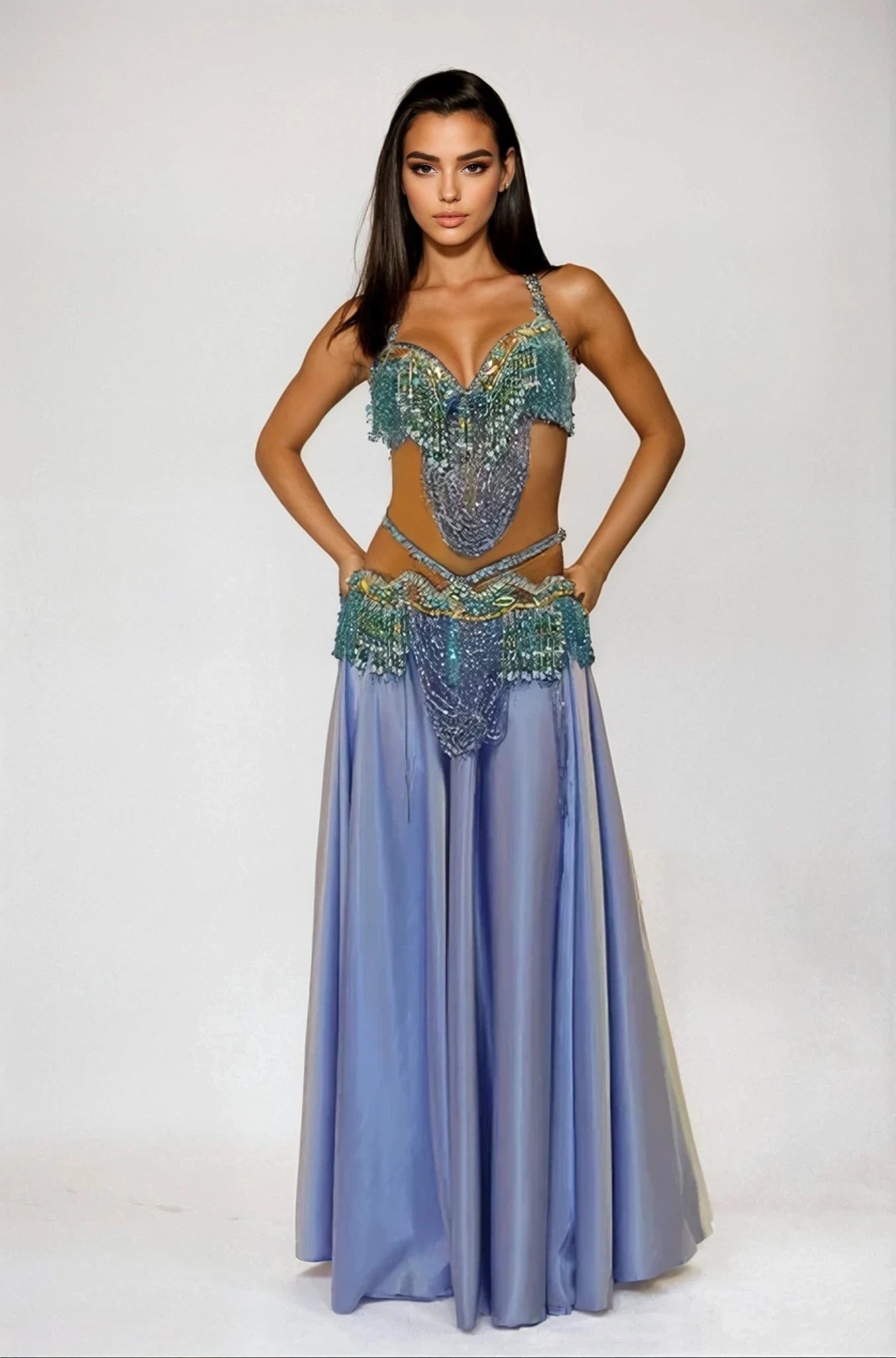 Taj Mahal Bra And Belt Set 18499