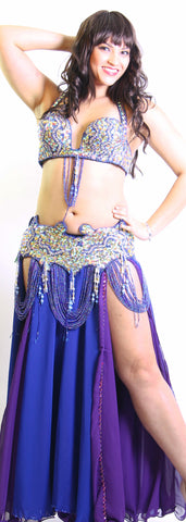 Diamond Jewels Bra and Belt Set