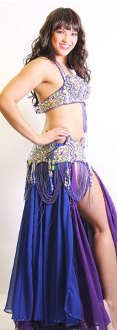 Diamond Jewels Bra and Belt Set