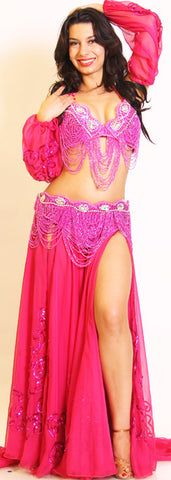 liquid Jewel Bra and Belt