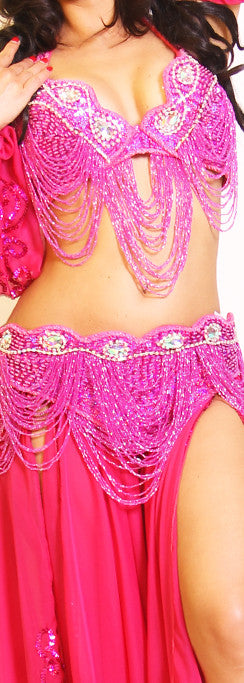 liquid Jewel Bra and Belt