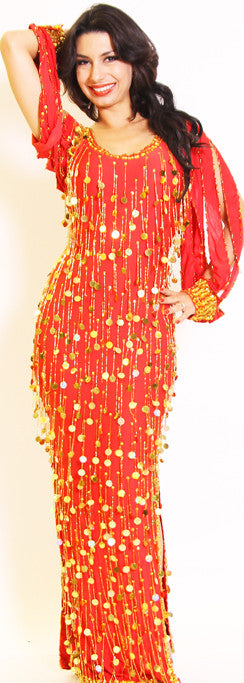 Galabeya Fringe Dress 23143 Galabeya Fringe Dress 23143