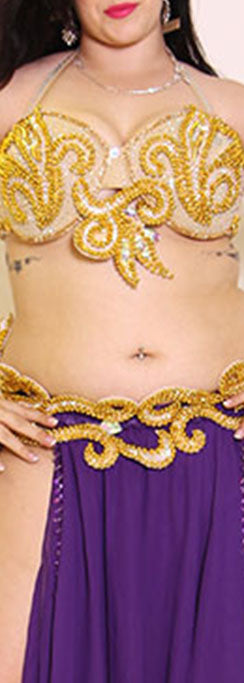 BDS Classic bra and belt set, PLUS SIZE