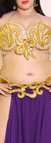 BDS Classic bra and belt set, PLUS SIZE