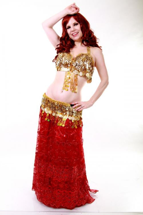 Red Lacey Skirt II Red Lacey Skirt II