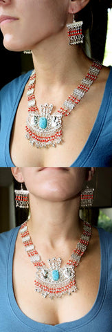 Scarab Necklace And Earri