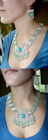 Scarab Necklace And Earri