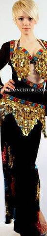 Mumtaz Folkloric/Bra & Belt set/Costume