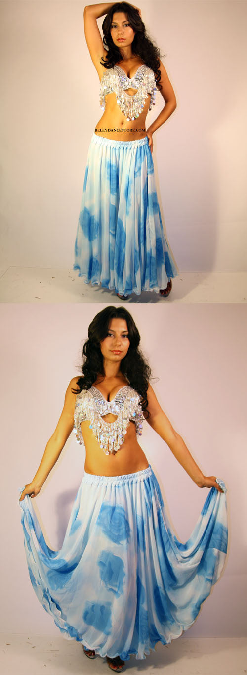 Blue Tie-Die Skirt Blue Tie-Die Skirt