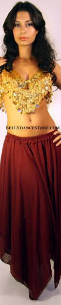 Burgundy Skirt