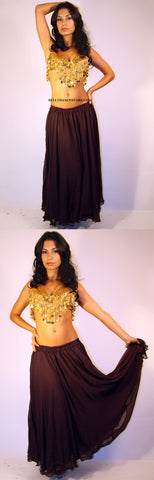 Two Tone Color- Reversible Skirt