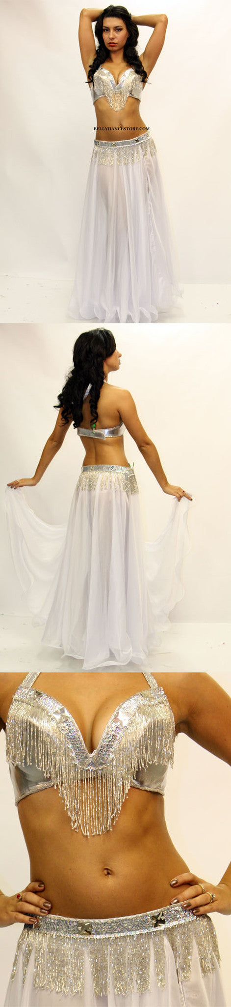 Aziza Ice  Bra And Belt Set Aziza Ice  Bra And Belt Set