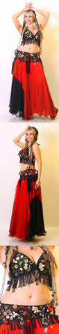 Tribal Bra And Belt Set