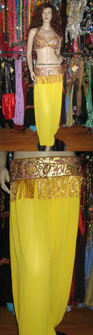 Yellow Harem Pants