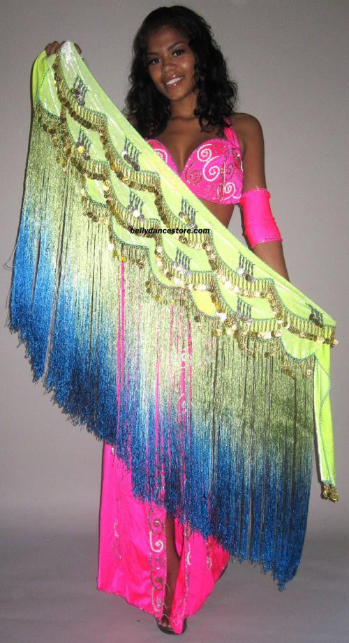 Sahar Okasha Fringe Hip Scarf
