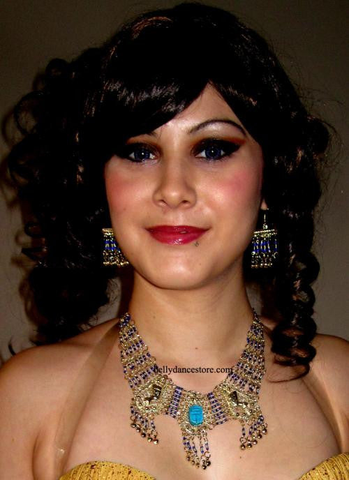 Scarab Necklace And Earrin