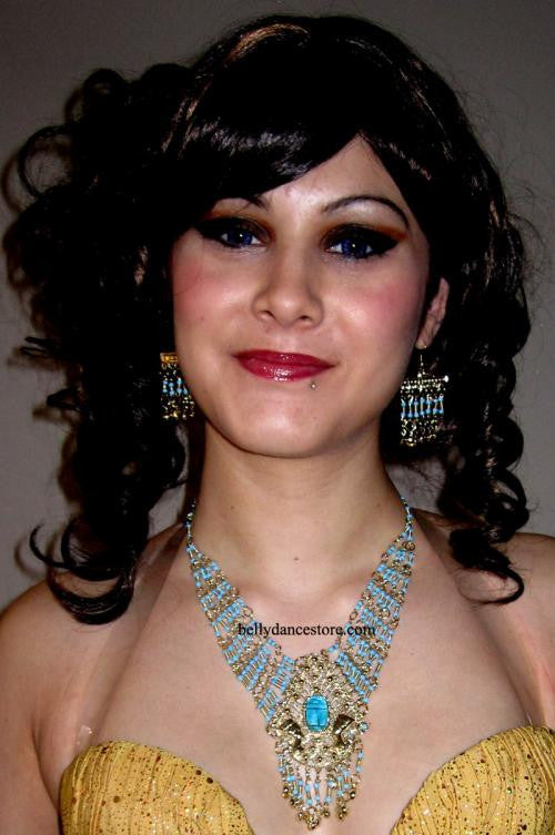 Scarab Necklace And Earrin