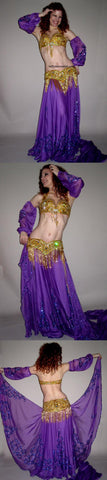 Pharaonics of Egypt Arabesque Skirt/Veil Set