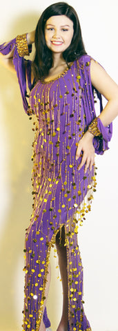 Galabeya Fringe Dress 23814
