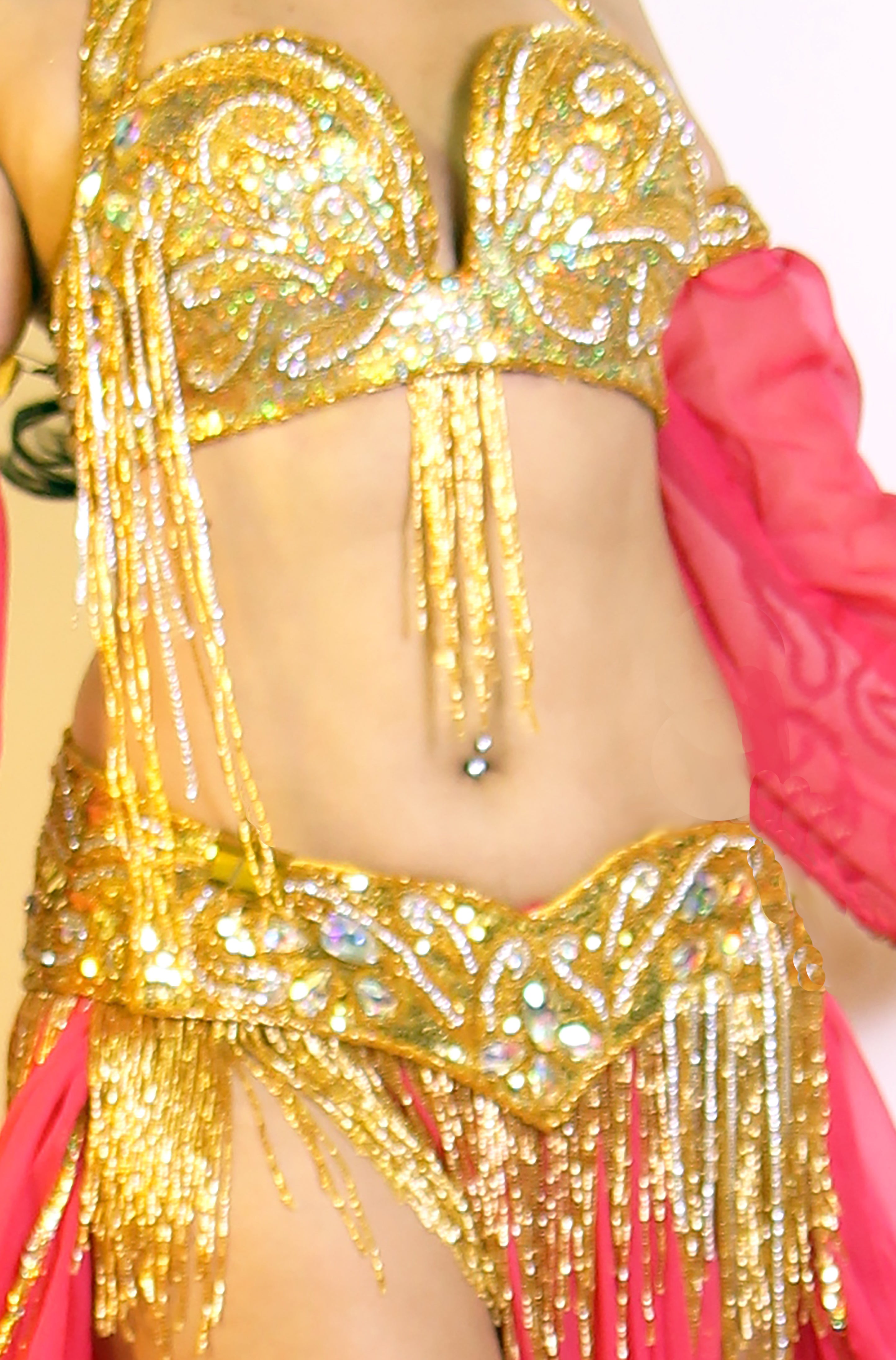 Pharaonics of Egypt Icicles Bra And Belt Set 23847