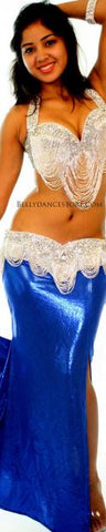 Large Blue Lycra Skirt
