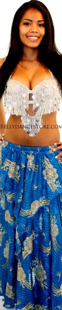 Blue Bollywood Skirt