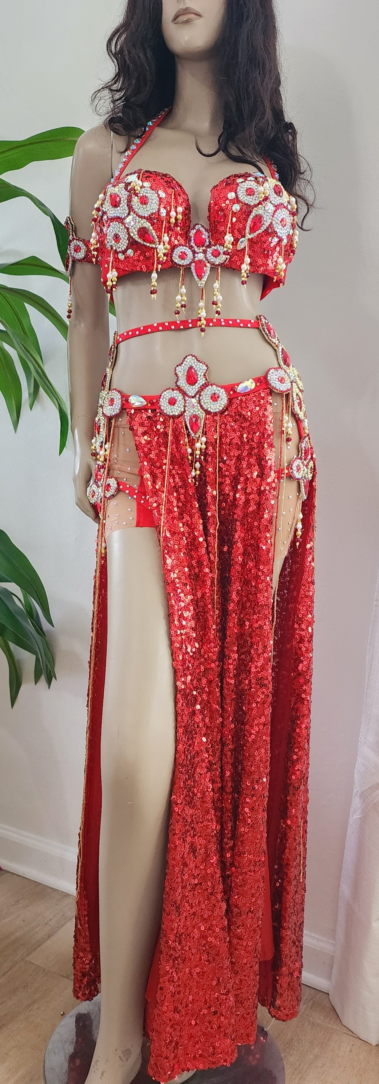 Belly Dance Basics Accessory Kit in Red