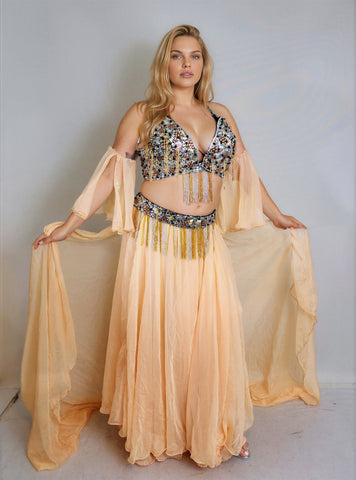 Mumtaz Plus Size Bra & Belt 25556A