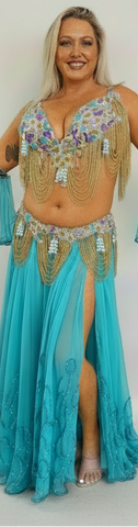 Mumtaz Plus Size Bra & Belt 25548