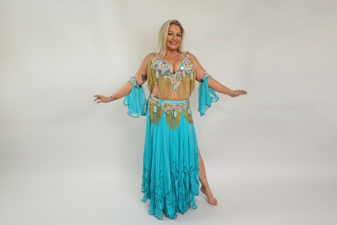 Mumtaz Plus Size Bra & Belt 25548
