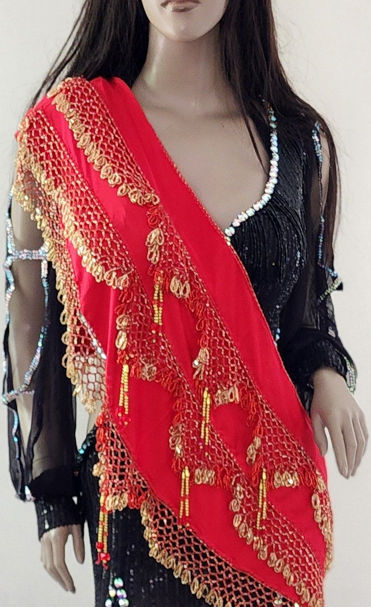 Beaded Hip Scarf 25627