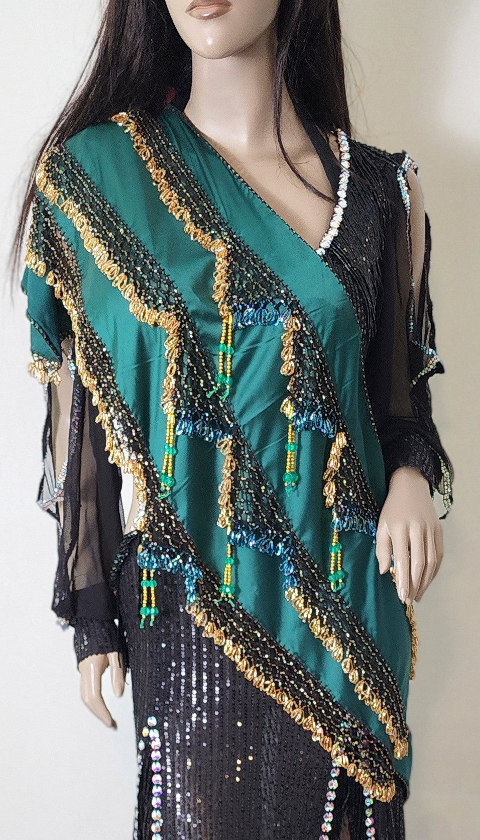 Beaded Hip Scarf 25629