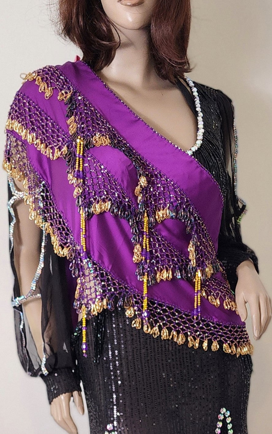 Beaded Hip Scarf 25631