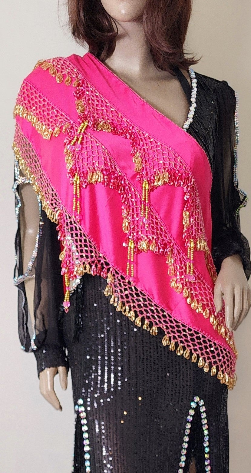 Beaded Hip Scarf 25628