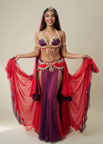 Eman Zaki Two-Piece Costume 25674A