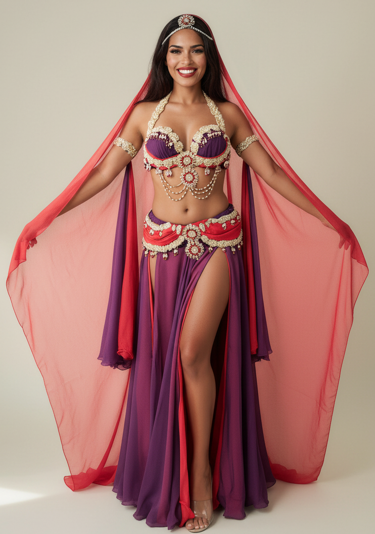 Eman Zaki Two-Piece Costume 25674A