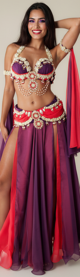 Eman Zaki Two-Piece Costume 25674A