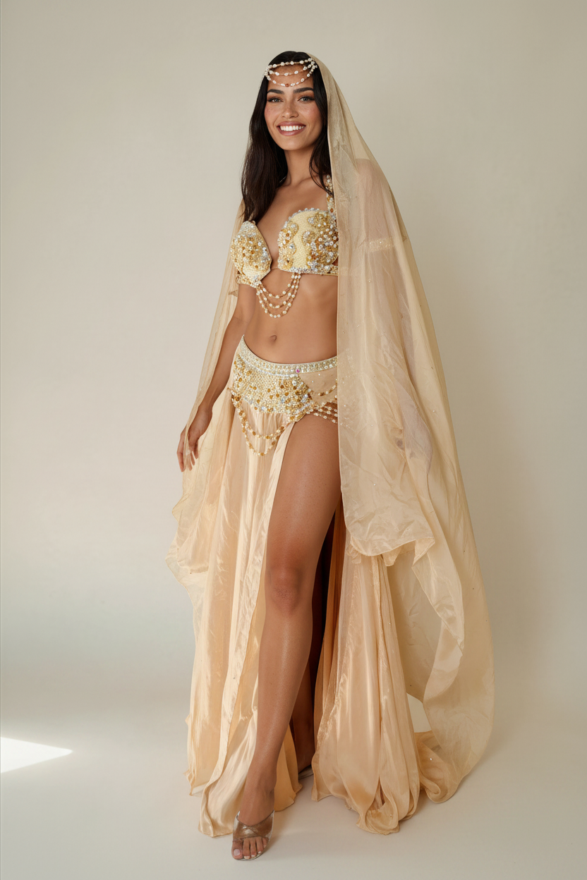 Eman Zaki Two-Piece Costume 25683A