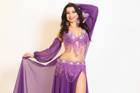 liquid Jewel Bra and Belt