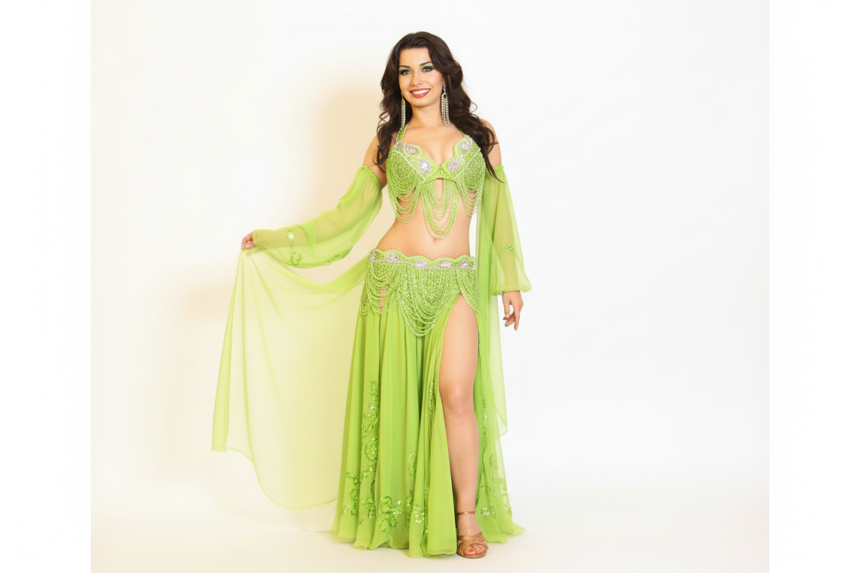 liquid Jewel Bra and Belt