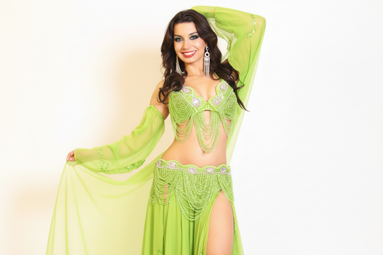 liquid Jewel Bra and Belt