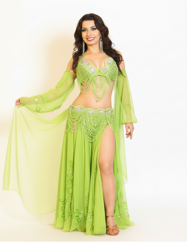 liquid Jewel Bra and Belt