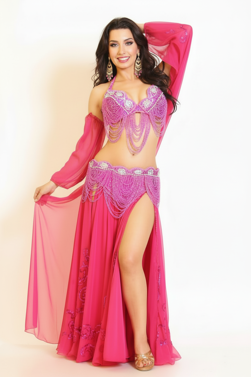 liquid Jewel Bra and Belt